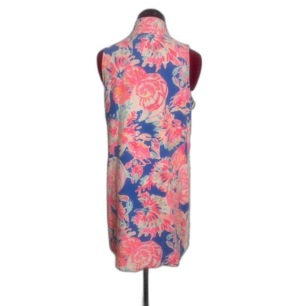 Lilly Pulitzer Skipper Sleeveless Dress Size Large Bennet Blue Bay Dreamin' - Picture 11 of 14